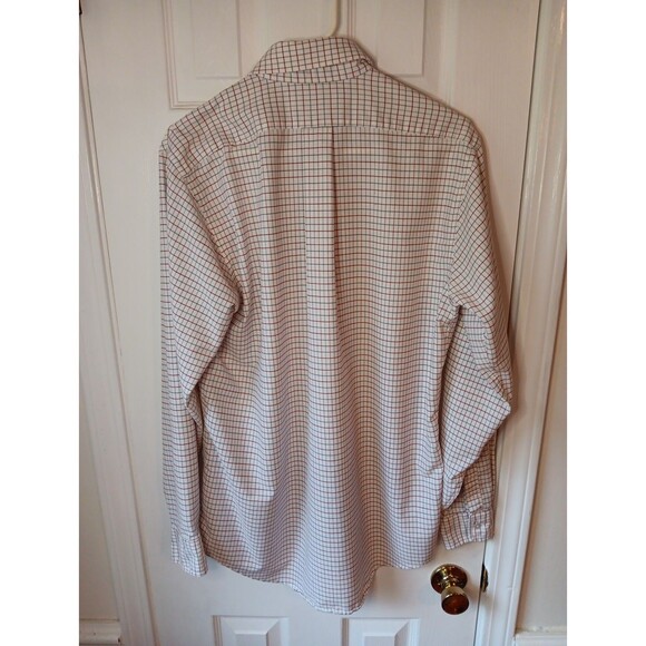 Mens L.L.Bean Medium Button Up Long Sleeve Shirt Checkered - Picture 2 of 3